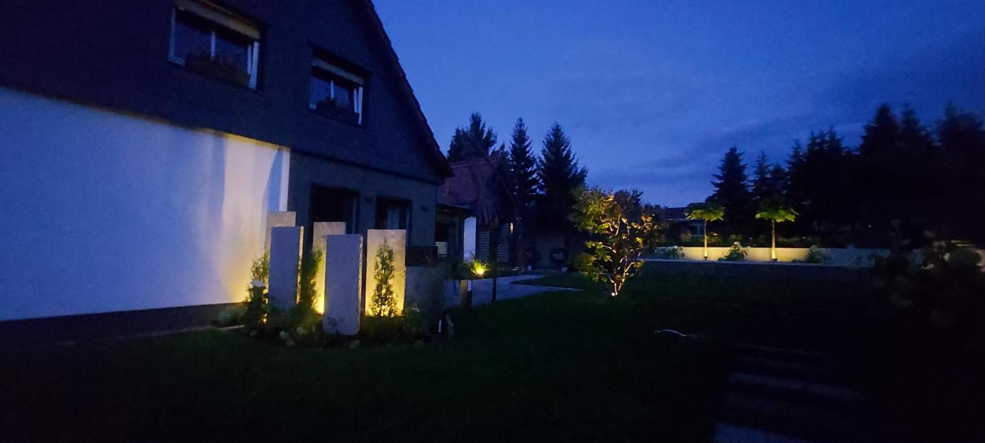 Ferienhaus Landbruecke โกรสเชอเนา ภายนอก รูปภาพ